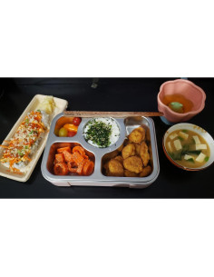 Caja de Almuerzo Palksky de Acero Inoxidable Verde 4 Compartimentos 2