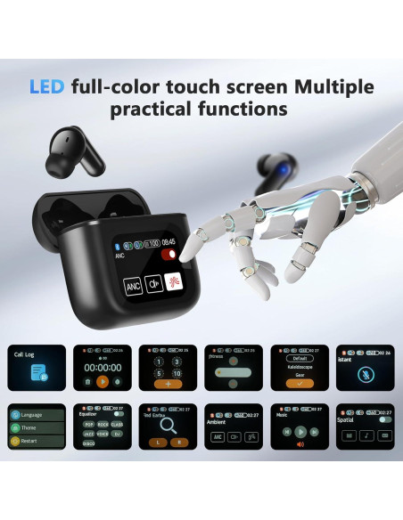 Auriculares Inalámbricos Dufiga SE60 Bluetooth 5.3 con ANC 50H