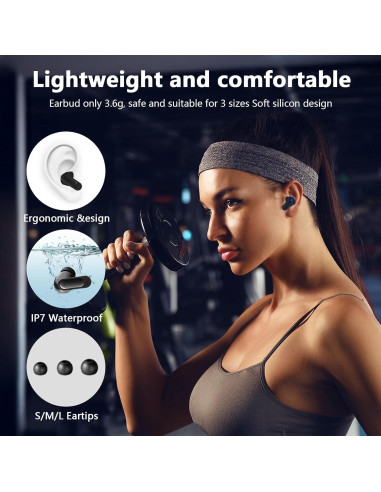 Auriculares Inalámbricos Dufiga SE60 Bluetooth 5.3 con ANC 50H