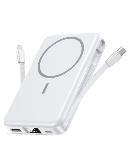 Cargador Portátil 5 en 1 10000mAh Shenzhen W17 Blanco