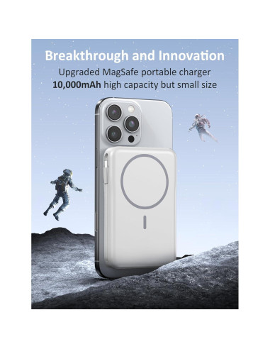 Cargador Portátil 5 en 1 10000mAh Shenzhen W17 Blanco