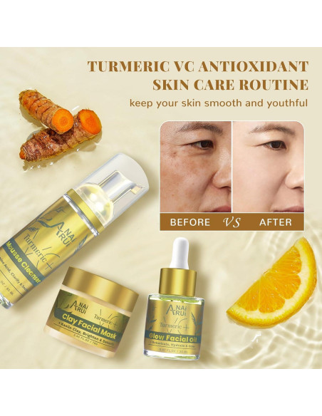 Conjunto Facial ANAI RUI - Cúrcuma y Vitamina C