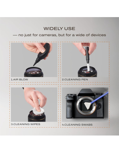 Kit de limpieza 9 en 1 para cámaras DSLR C Coiro - Accesorios