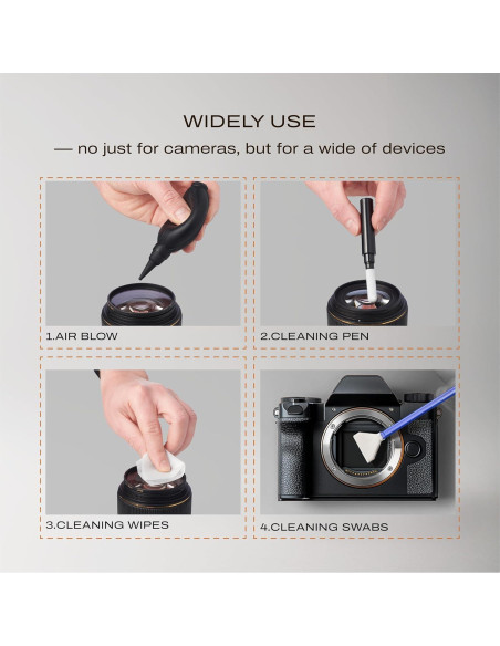 Kit de limpieza 9 en 1 para cámaras DSLR C Coiro - Accesorios