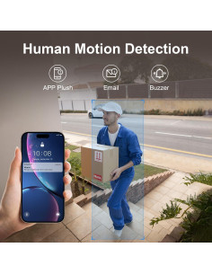 Sistema de Cámara de Seguridad Inalámbrico SmartSF 10CH 2K 1TB 2