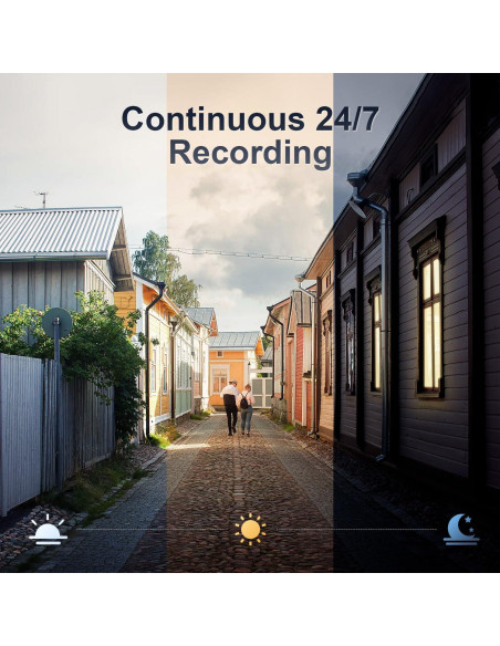 Sistema de Cámara de Seguridad Inalámbrico SmartSF 10CH 2K 1TB