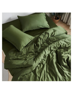 Juego de Sábanas DOZ Reina 3 Piezas Viscosa Bambú Hipoalergénicas