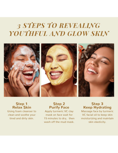 Conjunto Facial ANAI RUI - Cúrcuma y Vitamina C