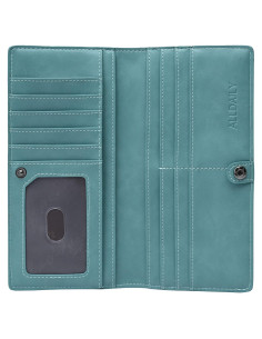 Billetera Ultra Slim para Mujeres Al1633PRBU con Bloqueo RFID