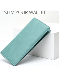 Billetera Ultra Slim para Mujeres Al1633PRBU con Bloqueo RFID 2