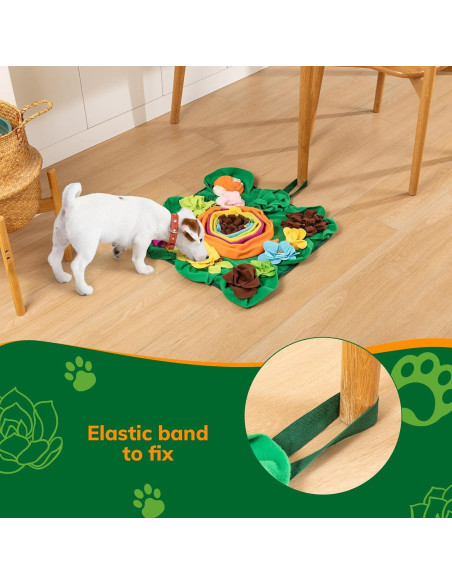 Alfombra de Olfato PUHOHUN para Perros - Juguete Interactivo 20x14cm