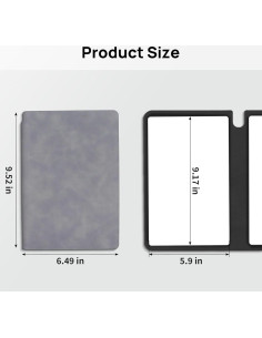 Cuaderno de Pizarra Reutilizable A5 Catephe Gris con Bolígrafo 2