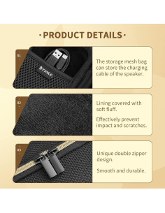 Funda Dura Yinke para Altavoz Bluetooth Marshall Emberton II 2