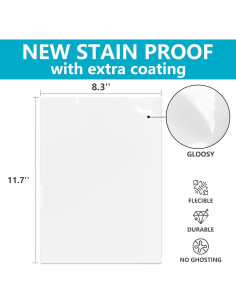 Pegatinas de Pizarra Blanca T&W SAME FILM A4 2 Pcs 2