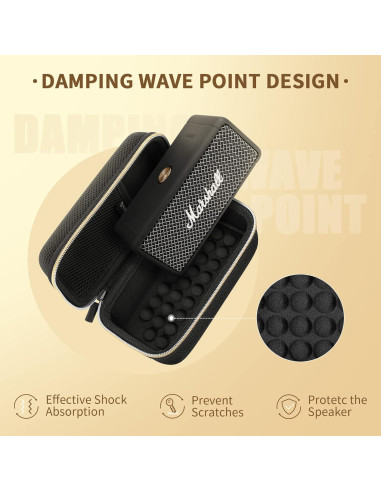 Funda Dura Yinke para Altavoz Bluetooth Marshall Emberton II