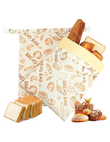 Bolsas de Pan de Cera de Abeja BATJA ZYQGH - 2 Unidades XL