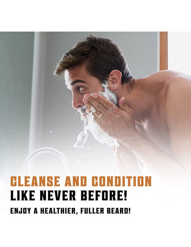 Juego de Champú y Acondicionador para Barba Viking Revolution 500ml