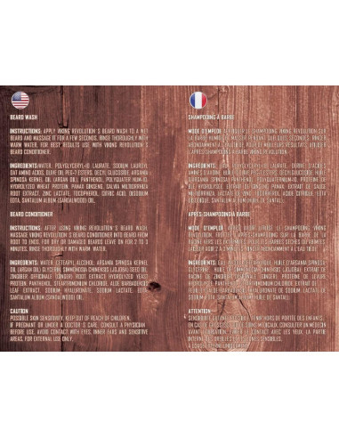 Juego de Champú y Acondicionador para Barba Viking Revolution 500ml