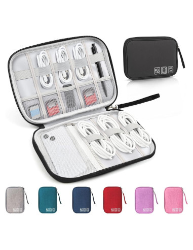 Bolsa Organizadora de Cables YONSEN DB001 Negra 24.5x35 cm