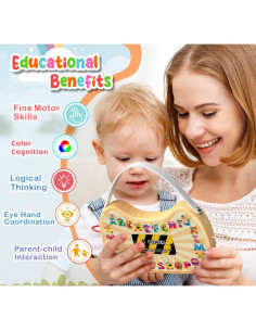 Tablero Ocupado Montessori Flycoost para Niños 1-6 Años 2