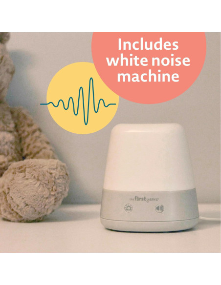 Soporte para Bebés Luz Nocturna y Máquina de Sonido Rojo Soporte para Bebés Luz Nocturna y Máquina de Sonido Rojo