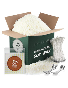 Kit de Fabricación de Velas Hearth & Harbor 4.54 kg Cera Soya