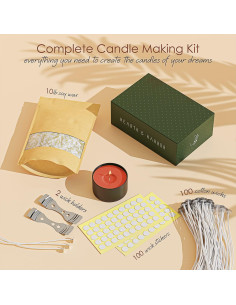 Kit de Fabricación de Velas Hearth & Harbor 4.54 kg Cera Soya 2