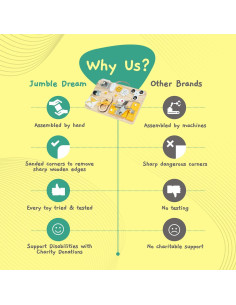 Tablero Ocupado Montessori Jumble Dream para Niños 1-4 Años 2