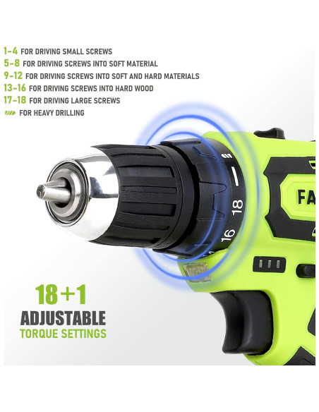 Juego de Herramientas 177 Piezas FASTPRO con Taladro 20V