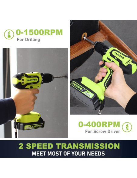 Juego de Herramientas 177 Piezas FASTPRO con Taladro 20V