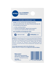 Bálsamo Labial Nivea Sabor Mora 4,8 g Hidratante 2