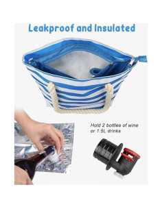 Bolsa Enfriadora de Vino LEZEHUIBEST para 2 Botellas 2