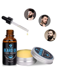 Kit de Cuidado de Barba Ceenwes 9 Piezas con Aceite y Jabón 2