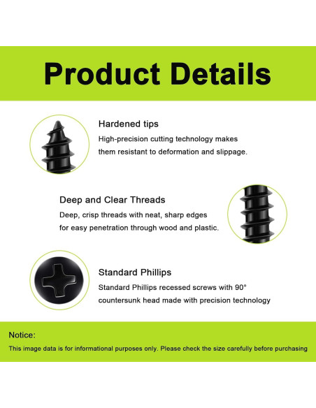 Tornillos Pequeños M3x6mm JERLITU 150pcs Acero al Carbono