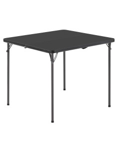 Mesa Plegable Cuadrada FROASISPRO 86 cm Negra para 4 Personas