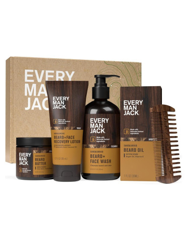 Juego de Aseo Every Man Jack - Jabón, Loción, Aceite y Más
