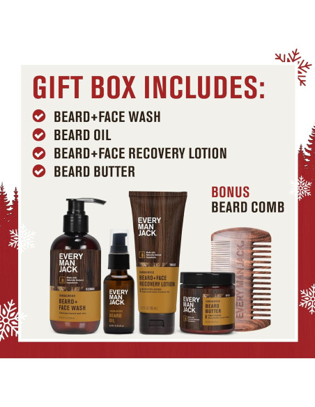 Juego de Aseo Every Man Jack - Jabón, Loción, Aceite y Más