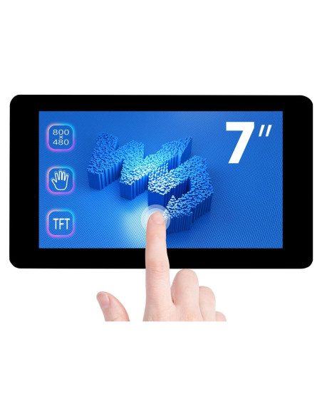 Pantalla Táctil Capacitiva 7" Waveshare 800x480 para Raspberry Pi