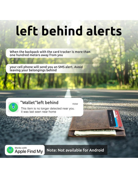 Rastreador de Cartera Caliora Inalámbrico IP68 Delgado