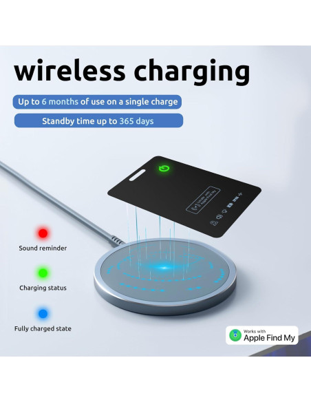 Rastreador de Cartera Caliora Inalámbrico IP68 Delgado