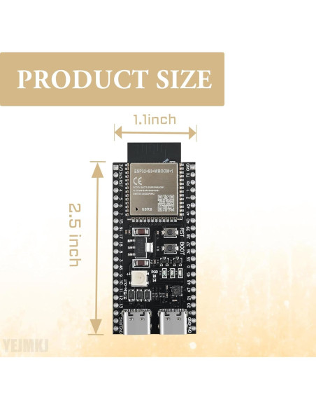 Placa de Desarrollo ESP32-S3 YEJMKJ DevKitC 1 WiFi Bluetooth Placa de Desarrollo ESP32-S3 YEJMKJ DevKitC 1 WiFi Bluetooth