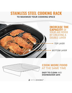 Set de Accesorios para Freidora de Aire INFRAOVENS 6.3" 2