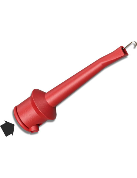 Clips de Prueba Goupchn 10PCS para Multímetro SMD IC 14cm