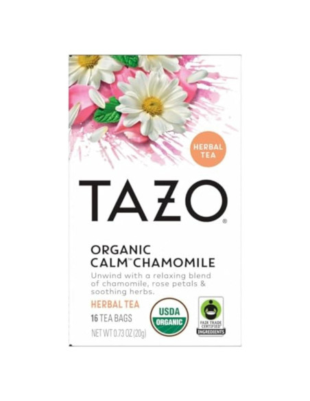 Té de Hierbas TAZO CALMA Manzanilla 16 Bolsitas Sin Cafeína