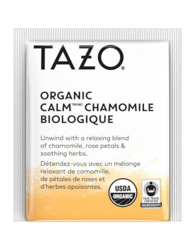 Té de Hierbas TAZO CALMA Manzanilla 16 Bolsitas Sin Cafeína