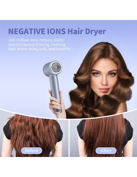 Secador de Pelo Profesional Travelove XF-01A 1500W Azul Secador de Pelo Profesional Travelove XF-01A 1500W Azul