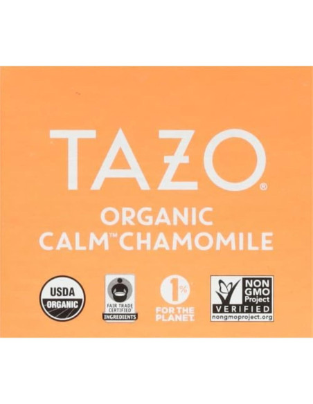 Té de Hierbas TAZO CALMA Manzanilla 16 Bolsitas Sin Cafeína