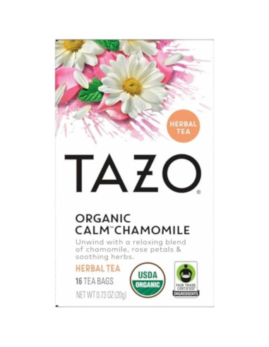 Té de Hierbas TAZO CALMA Manzanilla 16 Bolsitas Sin Cafeína
