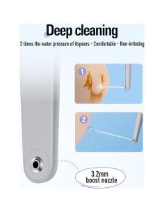 Rociador de Bidet Portátil Redsack 400ml Alta Presión Gris 2