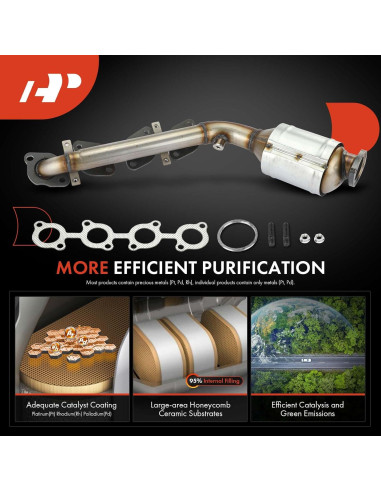 Convertidor Catalítico Izquierdo A-Premium para Toyota 4Runner y Lexus GX470 4.7L